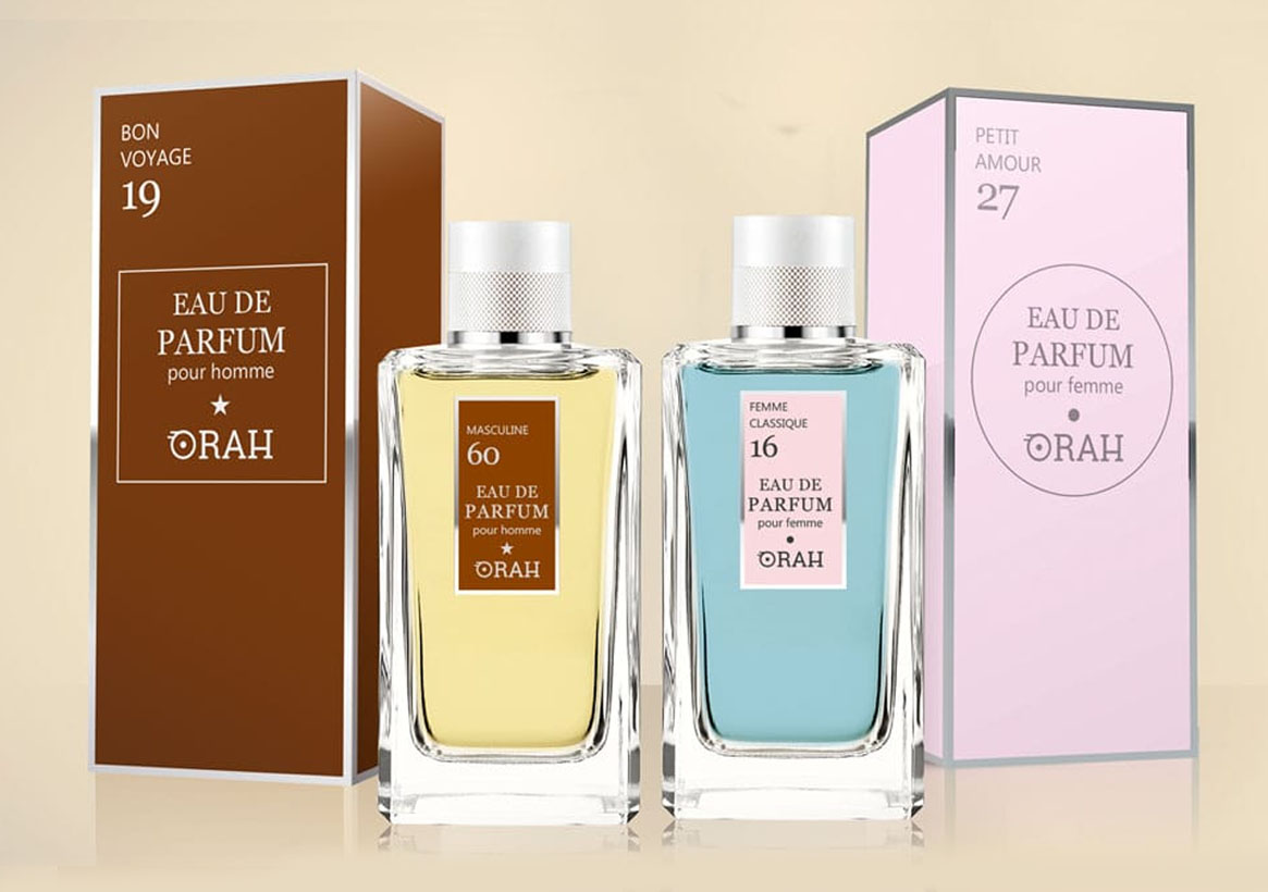 Diseño de packaging para ORAH perfumes
